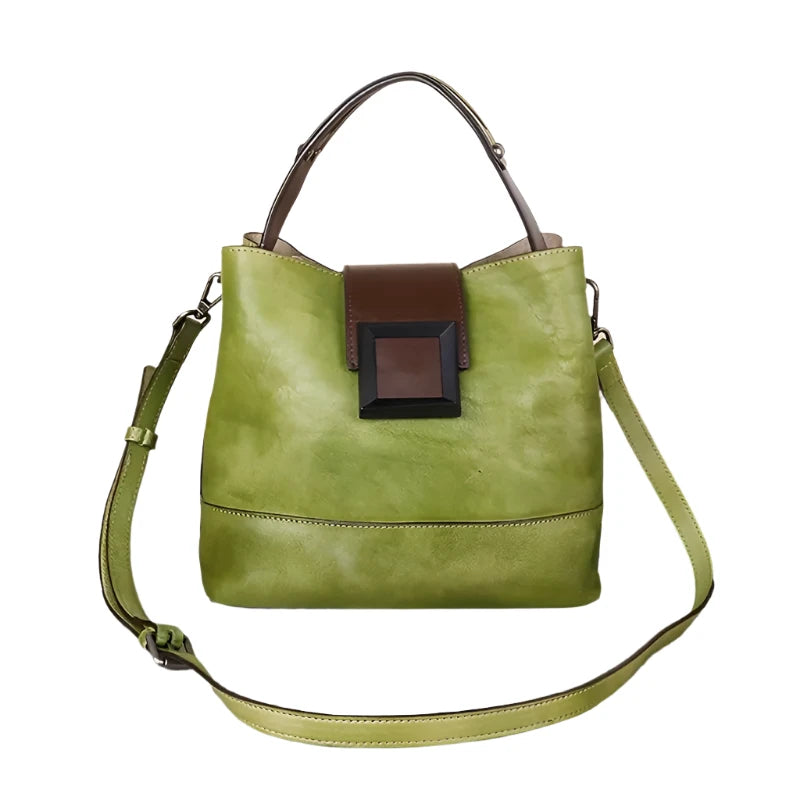 Evelyn | Women's Vintage Genuine Leather Crossbody Sling Handbag