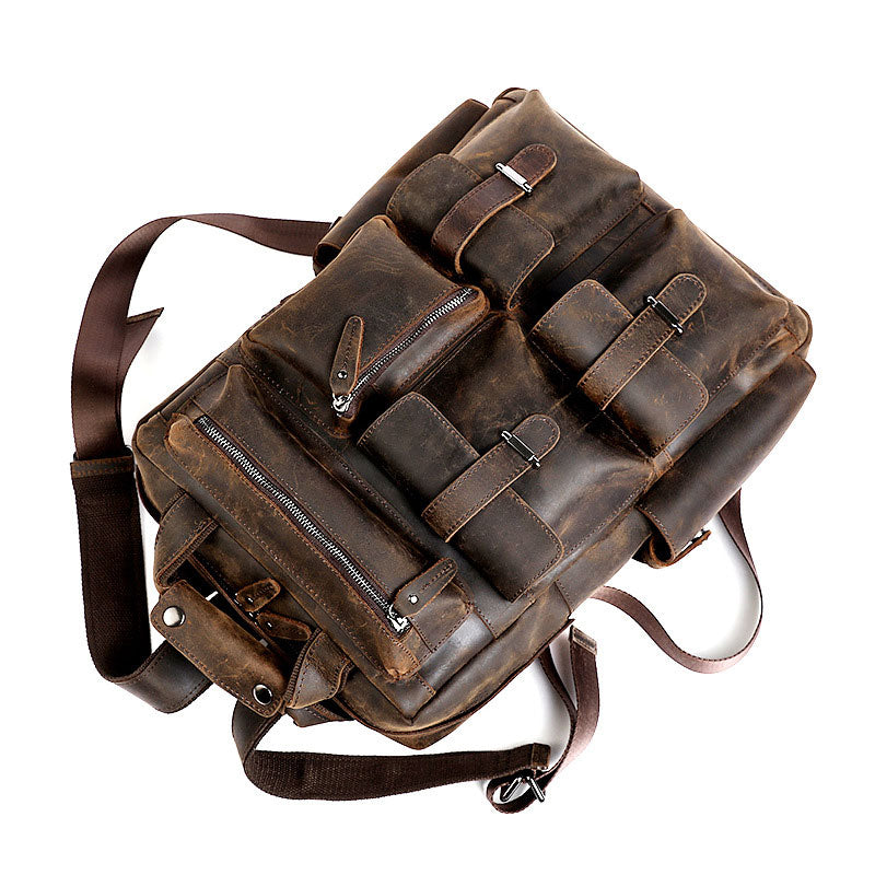 Zachary | Vintage Crazy Horse Leather Bag