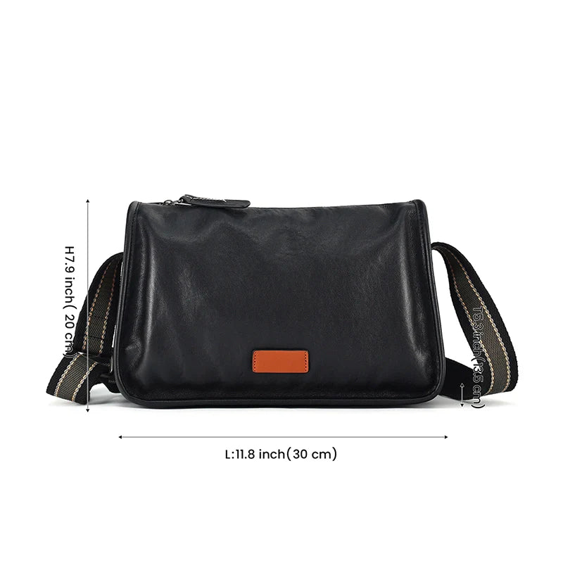 Zane | Classic Leather Urban Crossbody Bag