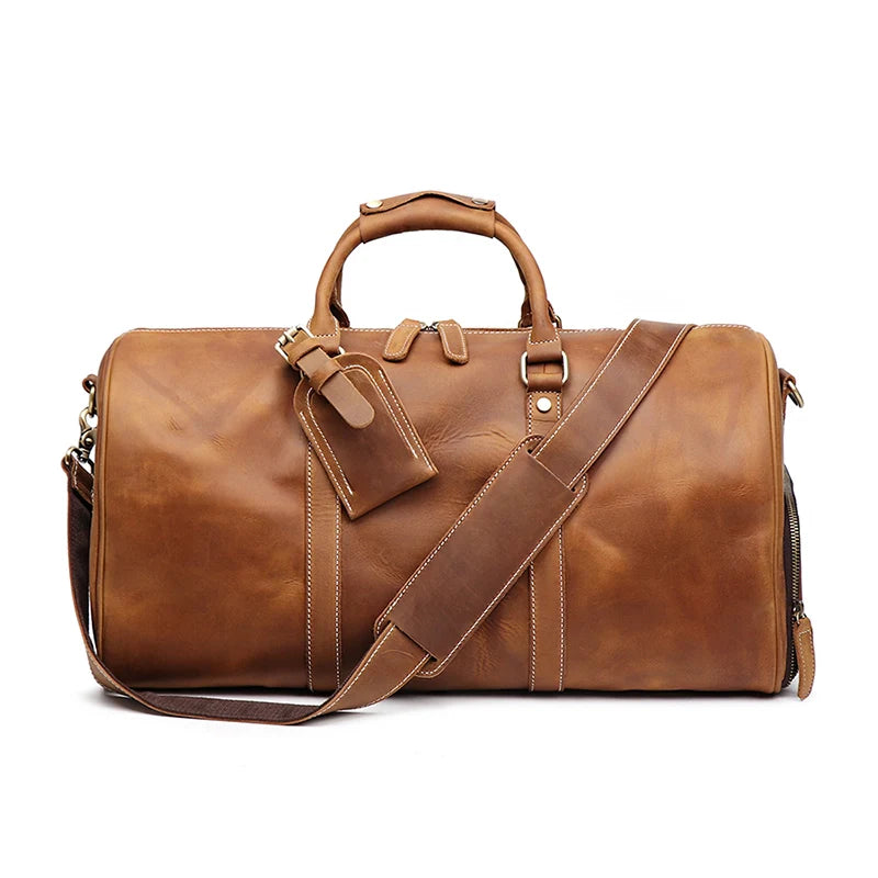 Voyager | Leather Weekend Duffle Bag