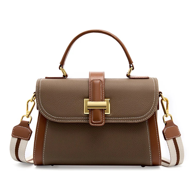 Marianne | Leather Top Handle Crossbody Bag