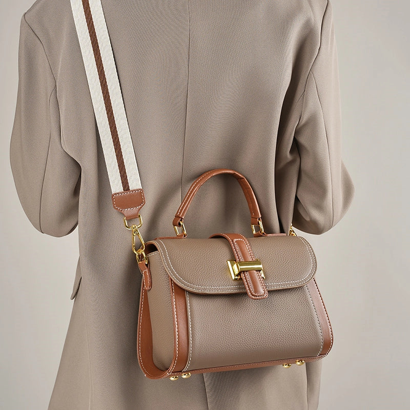 Marianne | Leather Top Handle Crossbody Bag