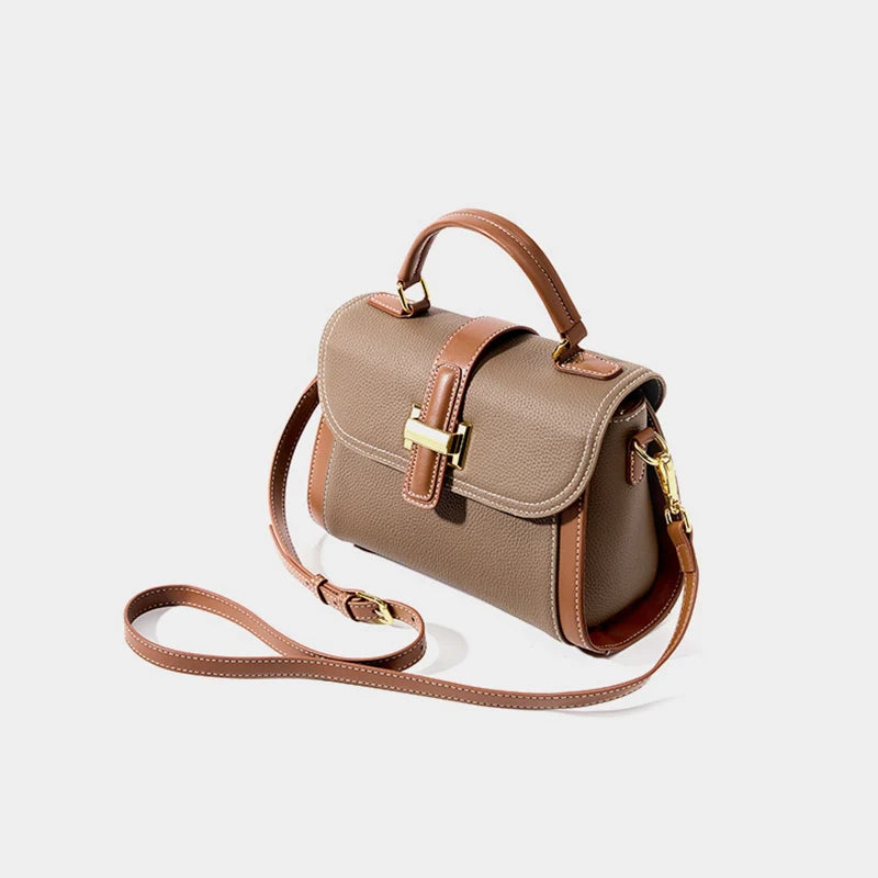 Marianne | Leather Top Handle Crossbody Bag