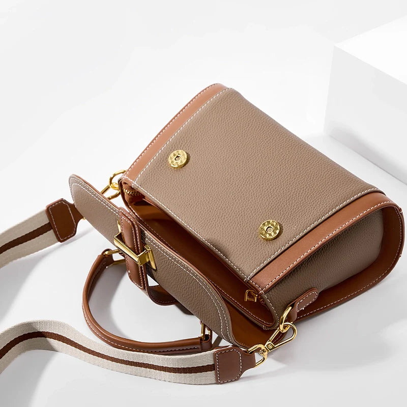 Marianne | Leather Top Handle Crossbody Bag