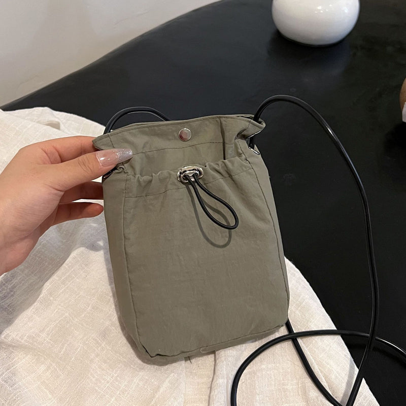 Olivia | Compact Drawstring Crossbody Bag