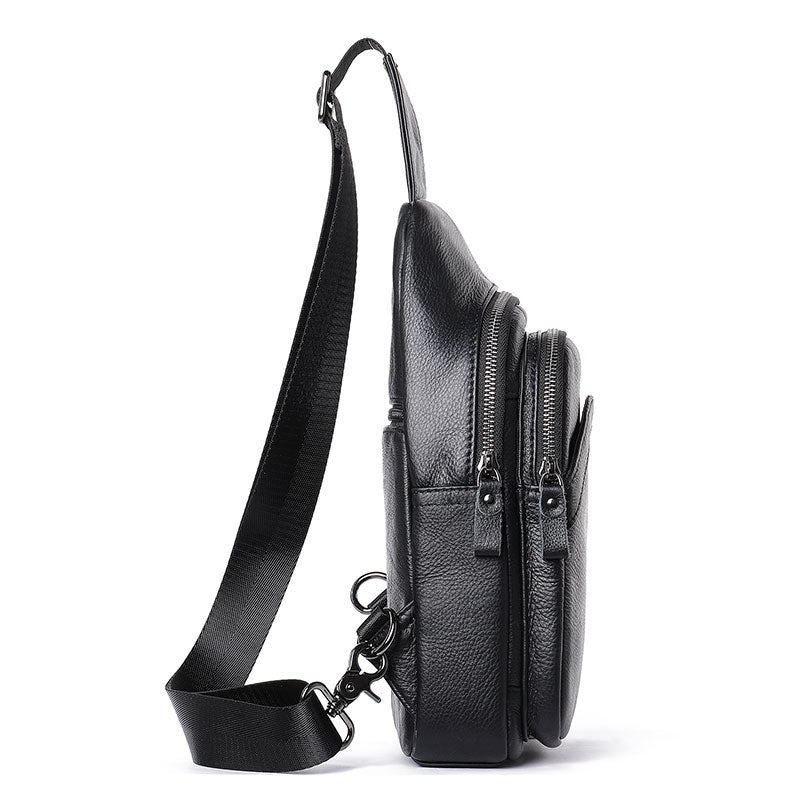 Harper | Men's Leather Sling Crossbody Bag