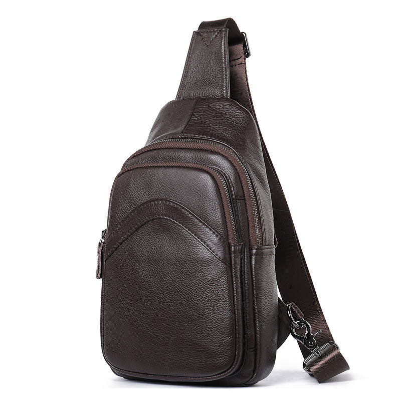 Harper | Men's Leather Sling Crossbody Bag