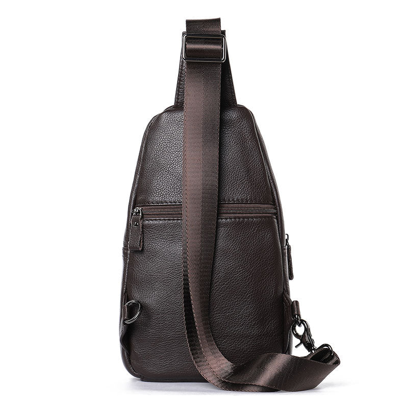 Harper | Men's Leather Sling Crossbody Bag