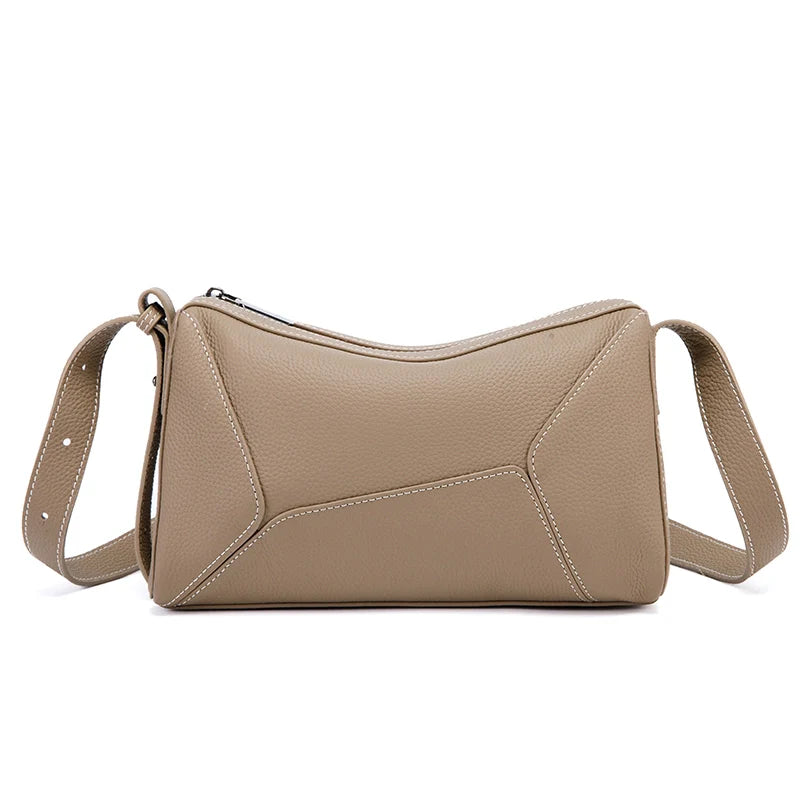 Gia | Classic Leather Crossbody Bag