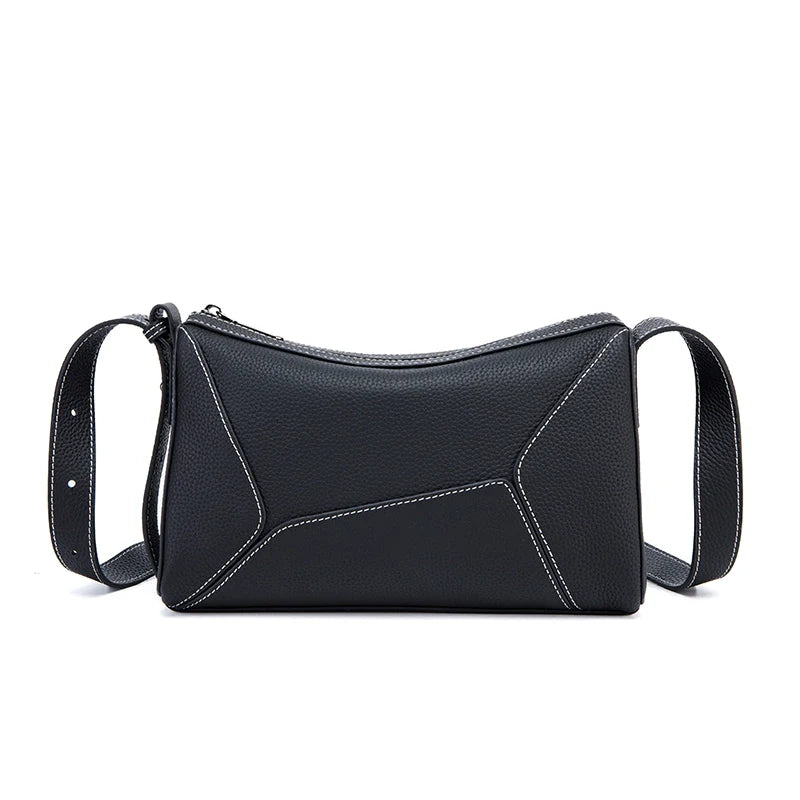 Gia | Classic Leather Crossbody Bag